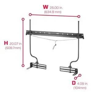 Portable Audio Video Rocketfish Universal Soundbar Mounting